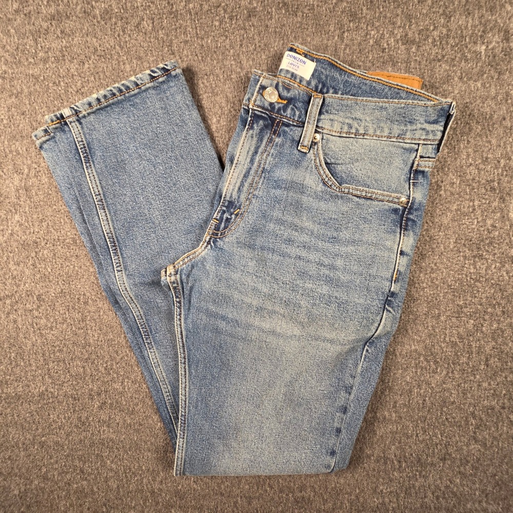 Levis 216 Jeans Mens 31x32 Medium Wash Blue Denim Denizens Slim Fit Classic EUC